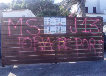 Pintadas contra el juez que ordenó detener a altos cargos del Govern