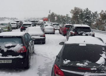 Abertis tendrá que pagar 31.200 euros como máximo por el caos de las nevadas en la AP-6