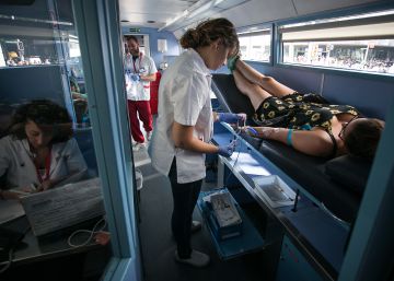 Marató de donacions de sang per acumular existències