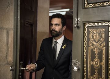 El presidente del Parlament, Roger Torrent.