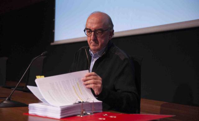 Jaume Roures, director general de Mediapro, en una rueda de prensa en febrero de 2016.