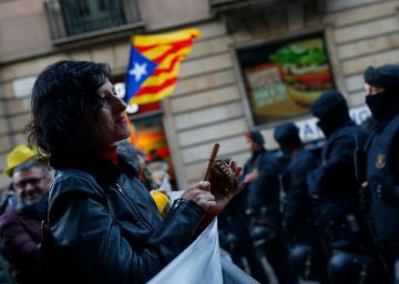 Concentraciones de rechazo y de apoyo a Felipe VI en su visita a Barcelona