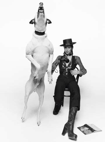 David Bowie en el seu disc
