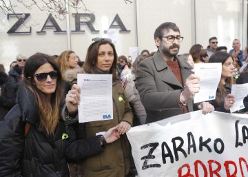 Empleados de Zara en Gipuzkoa exigen mejorar su “precaria” situación laboral