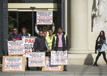 Protestes per impagaments a l’hotel Iberostar