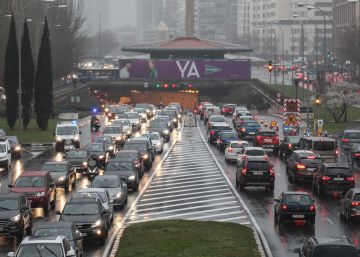 Paso lento en el túnel de Plaza Castilla