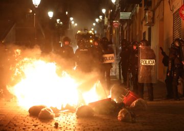 Sis detinguts en les protestes a Madrid per la mort d’un manter