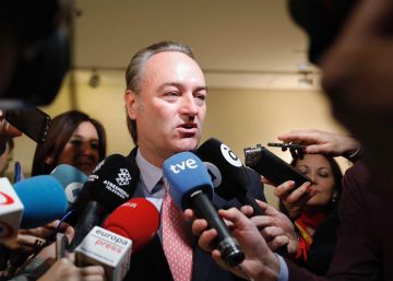El expresidente valenciano Alberto Fabra evita poner la mano en el fuego por Camps