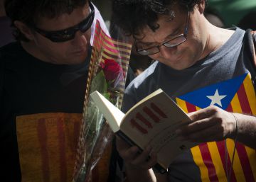 Sant Jordi: más inquietos
por la lluvia que por el ‘procés’