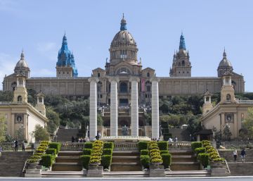 La pell del MNAC, en reparació