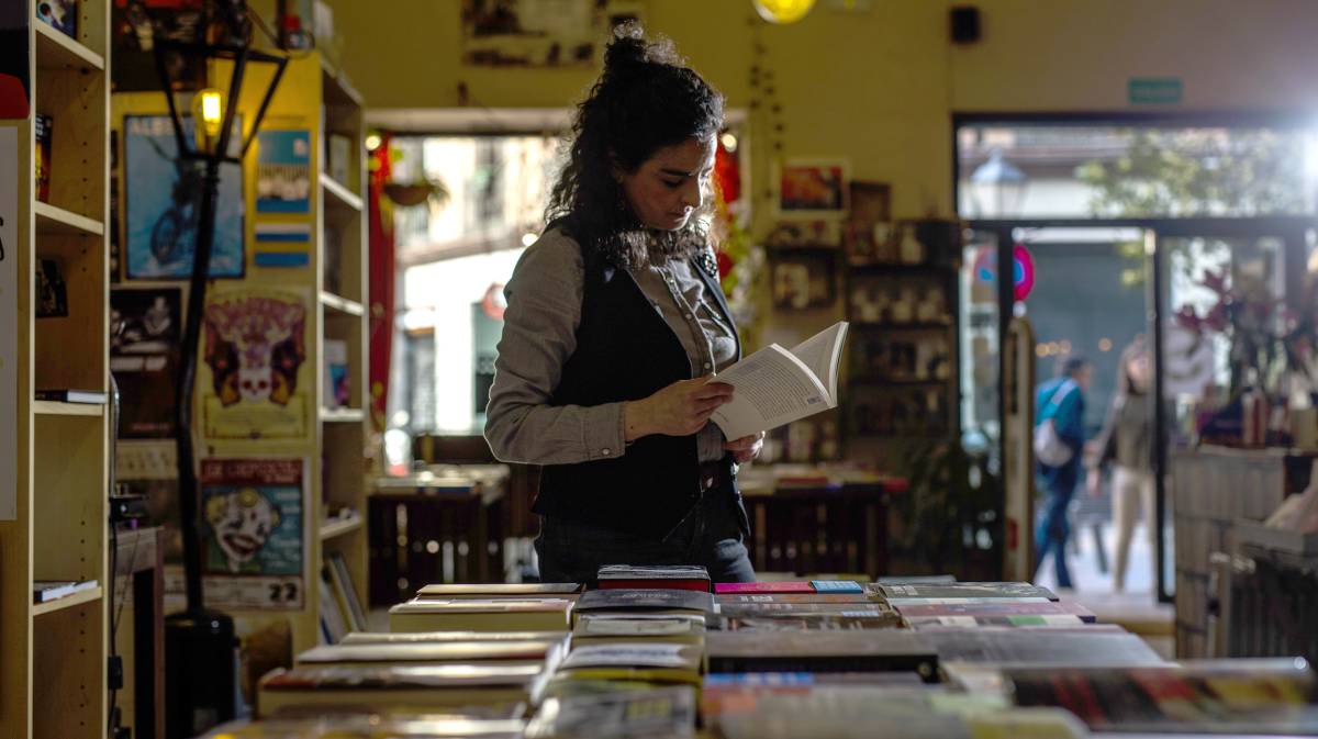 Librería Cervantes, en Madrid.