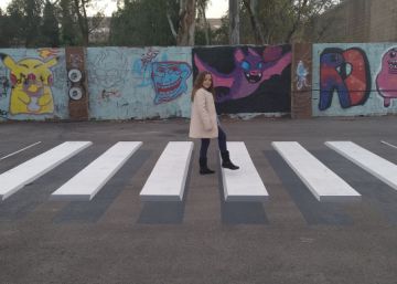 Vila-real trae a España los pasos de cebra en 3D