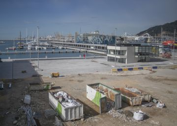 Los amarres de la nueva bocana, a punto para el verano