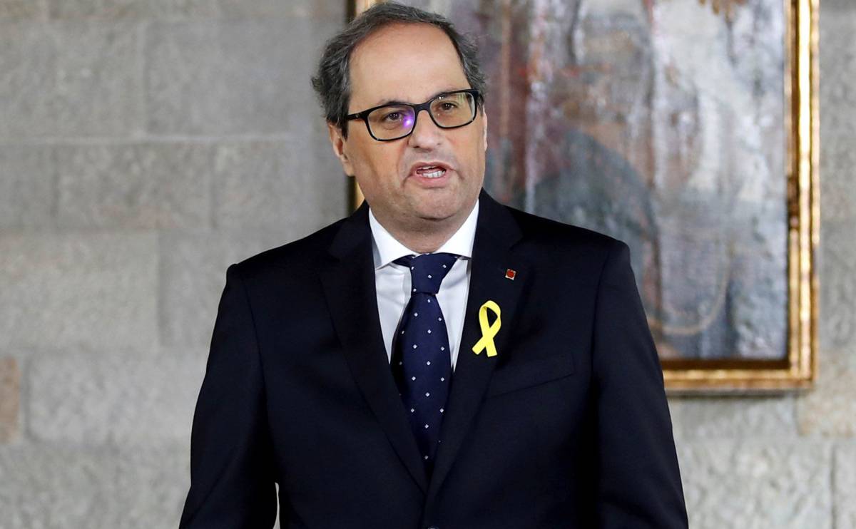 Quim Torra anuncia la composición del nuevo gobierno de Cataluña.