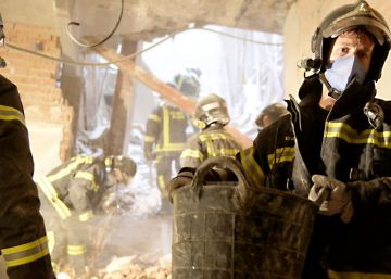 La búsqueda de los sepultados en el edificio derrumbado cumple un día