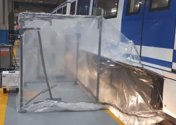 45 trenes del metro permanecen paralizados por presencia de amianto