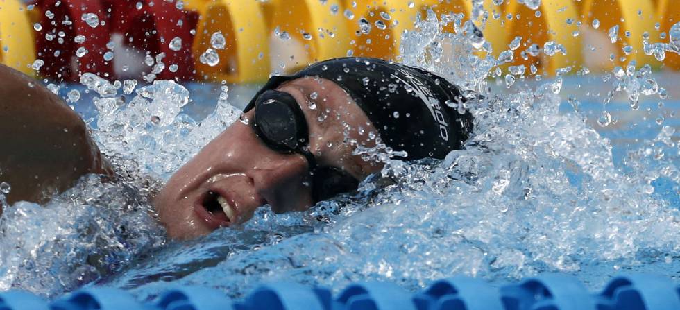 Mireia Belmonte, plata en els 800m lliure.