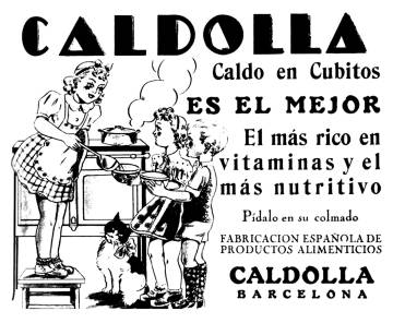 Anunci d'un brou en pastilles de 1939.
