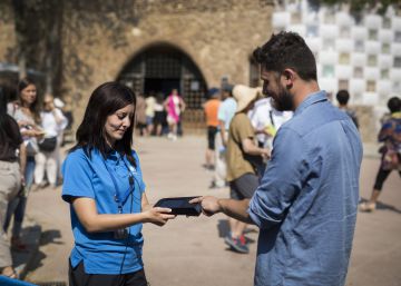 Huella dactilar para entrar gratis en el Park Güell