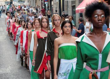 Pasarela a pie de calle