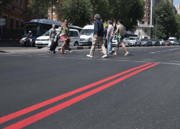 El Ayuntamiento empieza a marcar la futura área restringida de Madrid Central