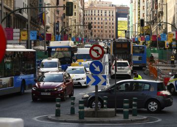 Las obras de Gran Vía colapsan el centro, los bulevares y Princesa