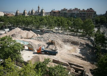 Romans sota els antics jutjats de Barcelona