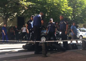 Muere un motorista tras chocar contra una furgoneta en el barrio de Chamberí