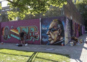Grafitis en Barcelona contra la censura