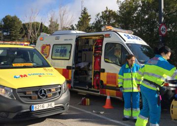 Un ciclista muere tras chocar contra un corzo en Rascafría