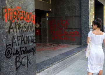 Els Mossos investiguen unes pintades contra Puigdemont al consolat de Bèlgica