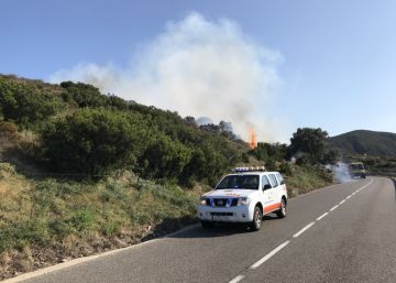Declarados cuatro focos de incendio en escasos minutos en el Cap de Creus