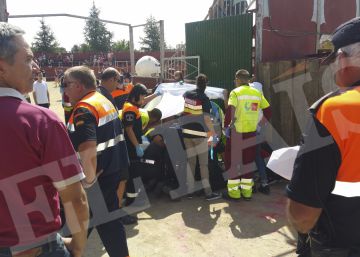 Un herido muy grave en el segundo ‘boloencierro’ de Mataelpino