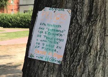Herida de un perdigonazo una niña de 8 años que jugaba en un parque de Alcalá