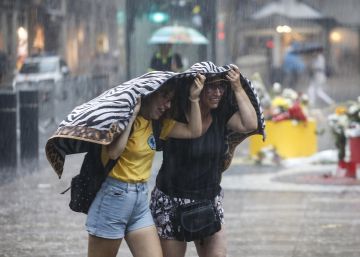 Un agost atípic: calor extrema i tempestes