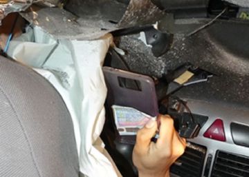 Morir al volant amb el mòbil a la mà