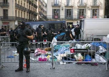 Els Mossos extremen la seguretat davant la marxa policial d’homenatge als agents que van actuar l’1-O