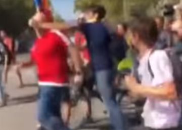 Detingut un jove que va agredir un policia en la marxa de Jusapol a Barcelona
