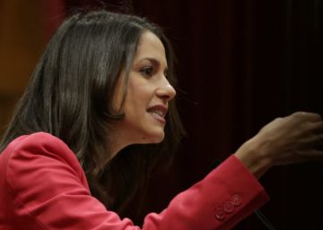 Arrimadas acusa a Torra de jalear actos violentos en Cataluña