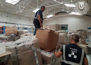 Ocho detenidos por distribuir y vender prendas falsificadas