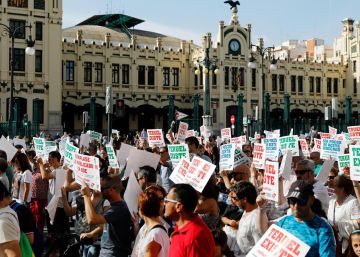 Valencianos y aragoneses
reclaman inversiones para el corredor Cantábrico-Mediterráneo