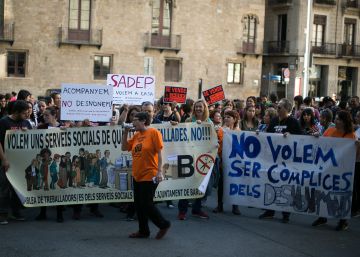 Los servicios sociales de Barcelona dejarán de acudir a los desahucios