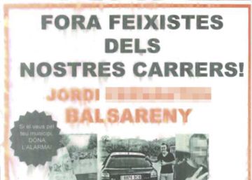 Activistas antisistema “señalan” con carteles a vecinos de la Cataluña interior