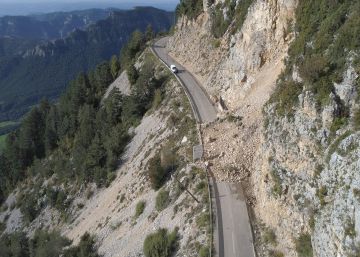 Alerta en las carreteras por 45 desprendimientos en un día