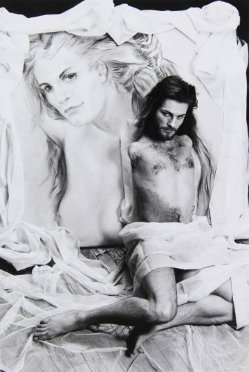 Lorenza Böttner, fotografiada en blanc i negre.
