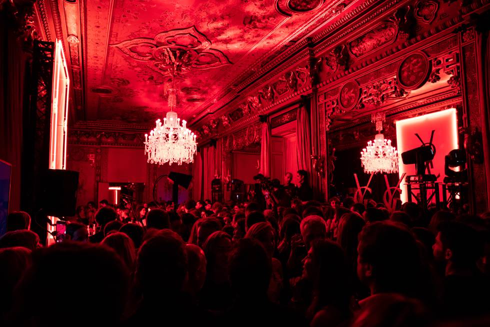 El Palacio de Santoña durante el concierto de Rosalía.