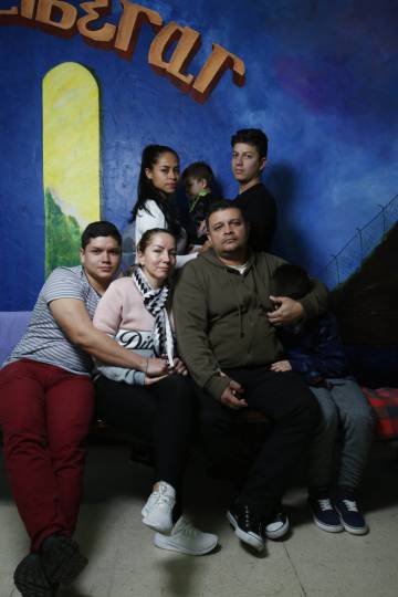 Gerardo González y su familia.