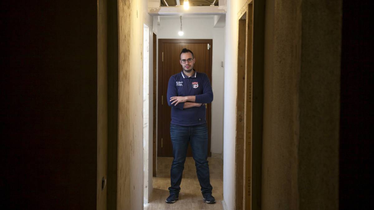 Isidro Barquero se encontró su casa okupada.