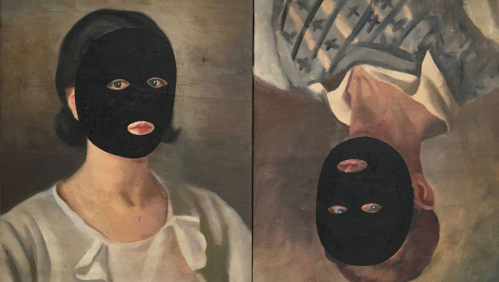Una de las obras de la exposición póstuma sobre el pintor Eduardo Arroyo.
