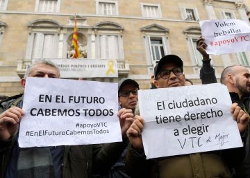 Les empreses de VTC comuniquen els primers ERO als seus conductors